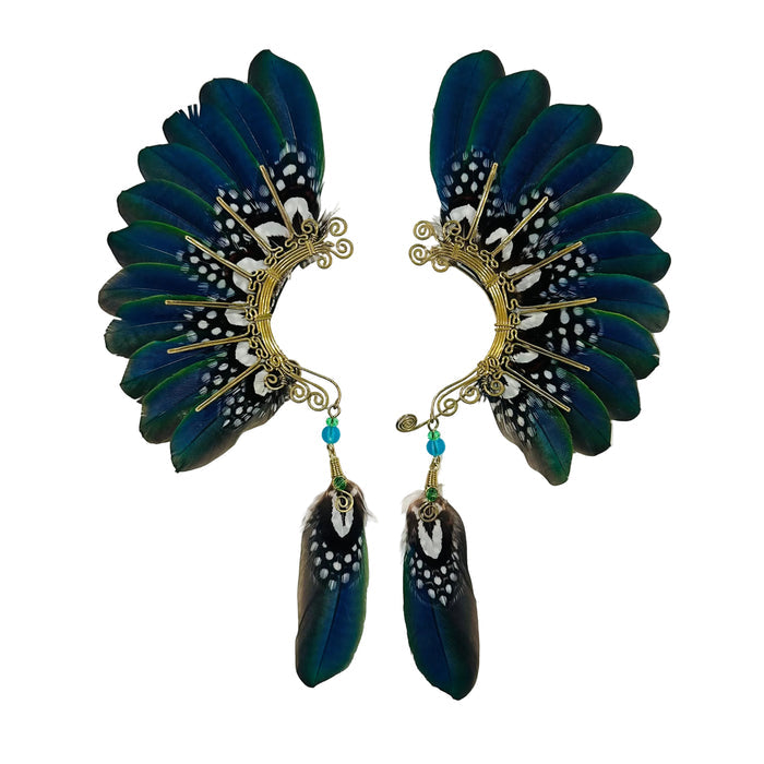 Feather wing cuff Earrings 1225