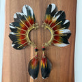 Feather wing cuff Earrings 1228