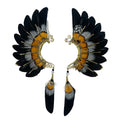 Feather wing cuff Earrings 1229