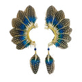 Feather wing cuff Earrings 1237