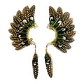 Feather wing cuff Earrings 1239