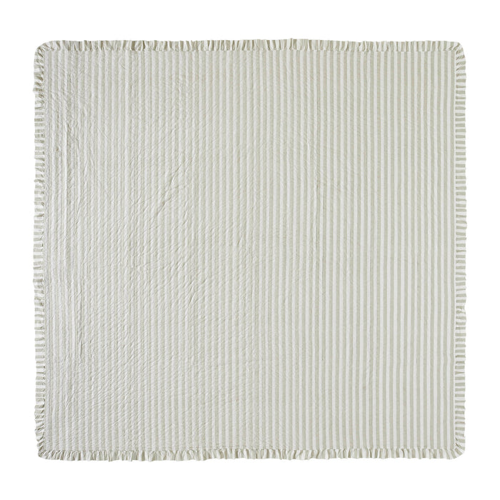 Finders Keepers Ruffled California/Luxury King Quilt 124Wx115L