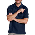 Finn Ribbed Zip Polo