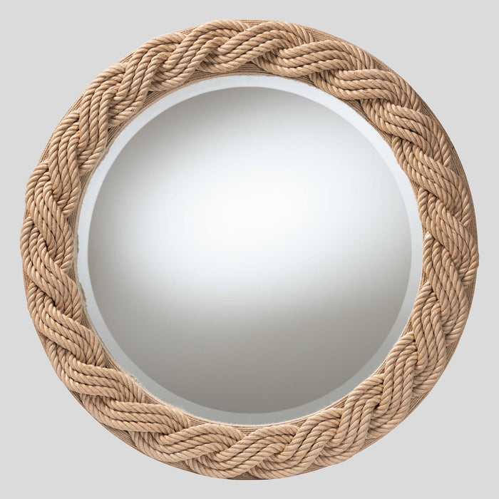 Flowen Braided Rope Mirror by bali & pari — overall view