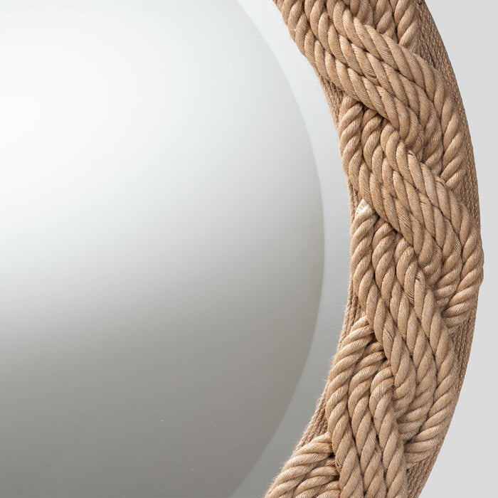 Flowen Braided Rope Mirror by bali & pari — material and construction detail