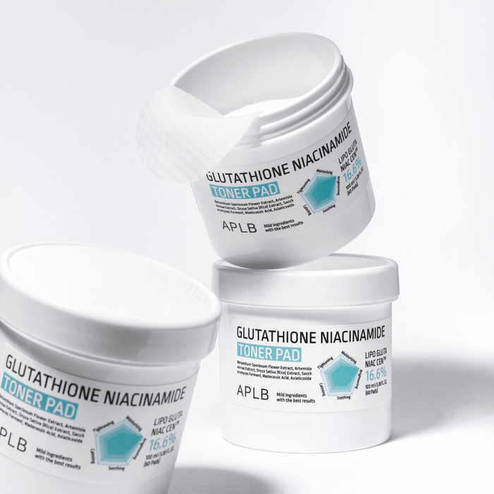 APLB Glutathione Niacinamide Toner Pad 100ml | La Cosmetique
