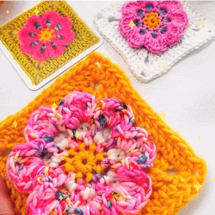 🧶✨Παιχνίδι με κάρτες Granny Square Crochet – 50 σχέδια για συνδυασμό και κατασκευή-GR