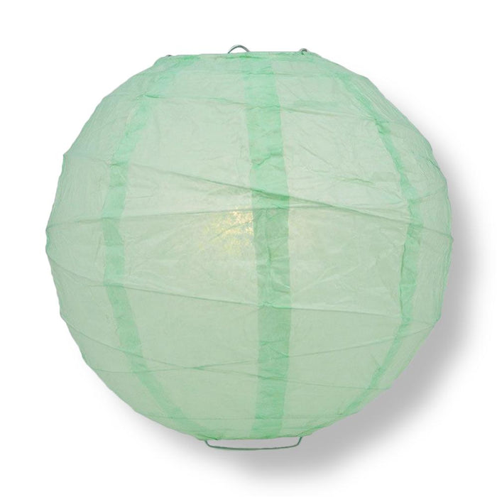 Green Party Pack Crisscross Paper Lantern Combo Set (10 pc Set)