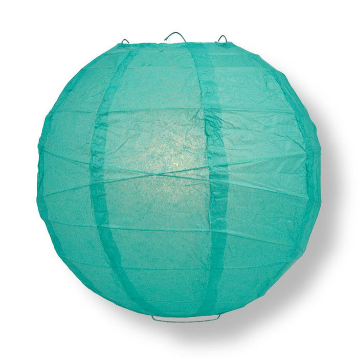 Green Party Pack Crisscross Paper Lantern Combo Set (10 pc Set)