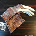 Grey & Tan Tweed Fingerless Gloves