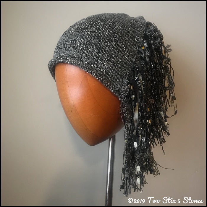 Grey Tweed Signature "Funky Chic Hat"