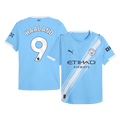 HAALAND #9 Authentic Manchester City Home Soccer Jersey 2025/26 Blue
