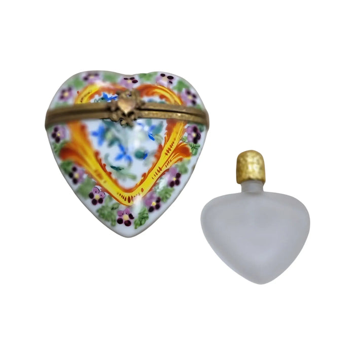 Heartfelt Elegance Limoges box, hand-painted porcelain made in France