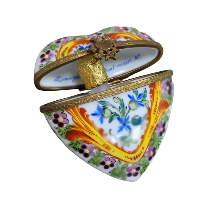 Heartfelt Elegance Limoges box shown from another angle