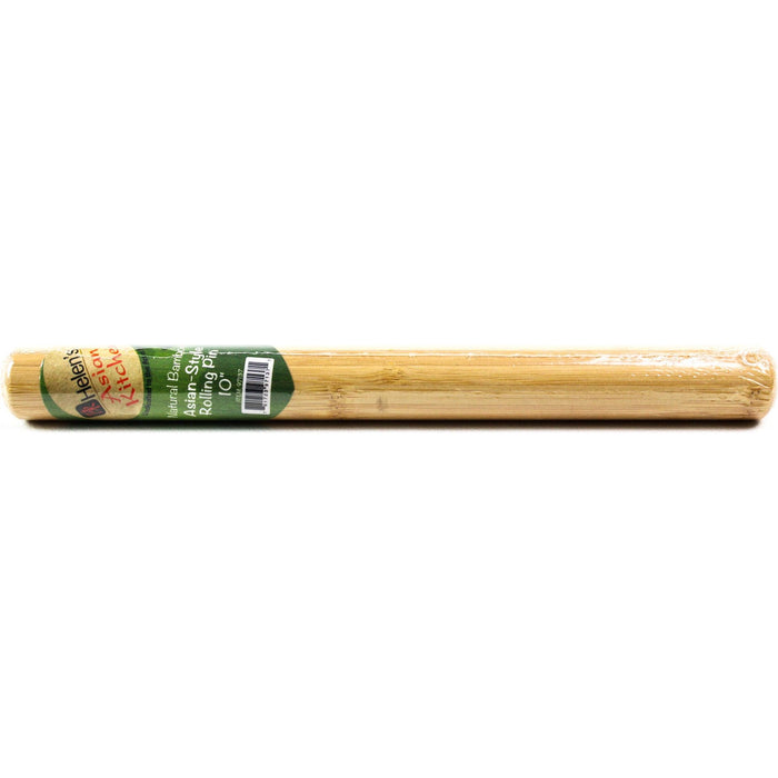 Helen's Asian Kitchen 97137 Dumpling Rolling Pin 10-Inches, Natural Bamboo