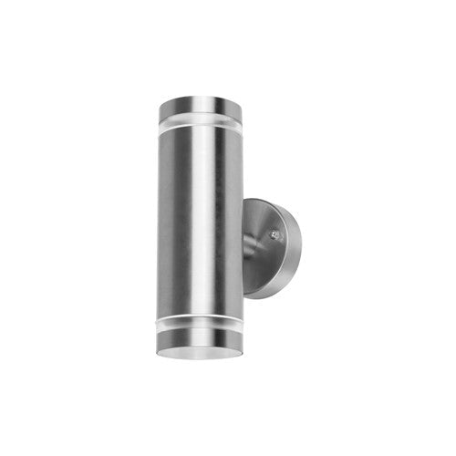 Integral Led ILDED041 OUTDOOR STAINLESS STEEL UP AND DOWN WALL LIGHT IP65 2xGU10 STEEL INTEGRAL
