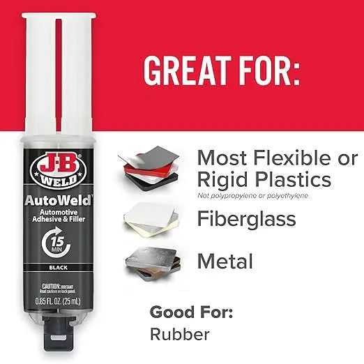 J-B Weld AutoWeld, 25ml, BLACK - Old West Iron