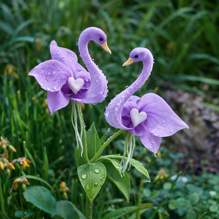 🔥 Jarný výpredaj -50%! ✨ Očarujúce kvety "Purple Swan Blossom" – jedinečná kráska pre vašu záhradu-SK