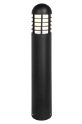 Kosnic ARDC10T-BLK Arden II Aluminium Bollard Cage Head 120x1020mm 10W CCT Switch Black