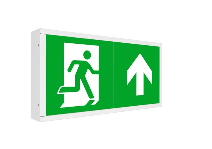 Kosnic BEL0105/ST Belum Self-Test Emergency Exit Sign 1W/5W 6500K