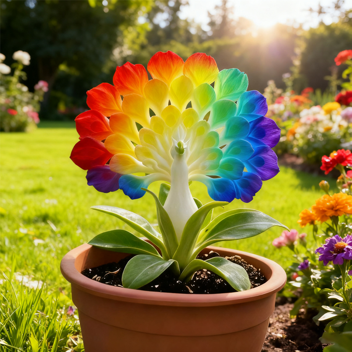 💠 Kvapnių gėlių karalienė – povo orchidėjų svogūnėliai, sukuriantys tyrą ir prabangią sodo patirtį-LT