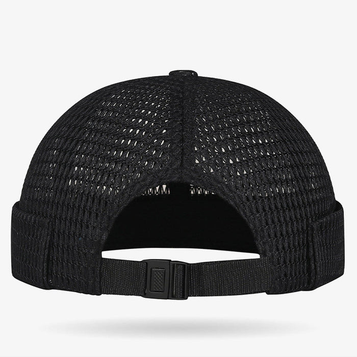 🧢🢊Lahka kapa iz zračne mrežice brez šilta-SI