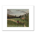 Henri Rousseau, Landscape and Four Young Girls (Paysage et quatre jeunes filles), c. 1898–1901, Barnes Foundation. Fine Art Prints in various sizes by Museums.Co