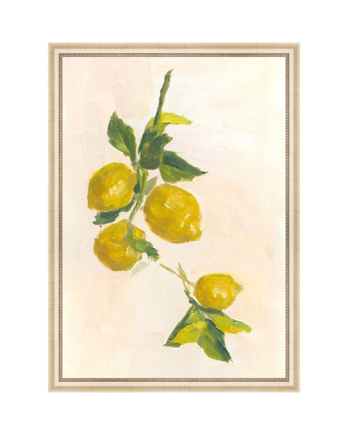 Lemon Branch Art Print by Splendus