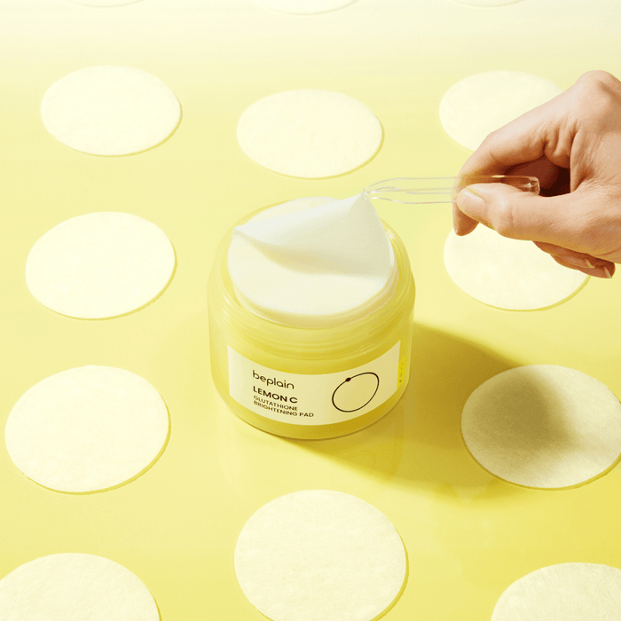 Beplain Lemon C Glutathione Brightening Pad [70 Pads] | La Cosmetique