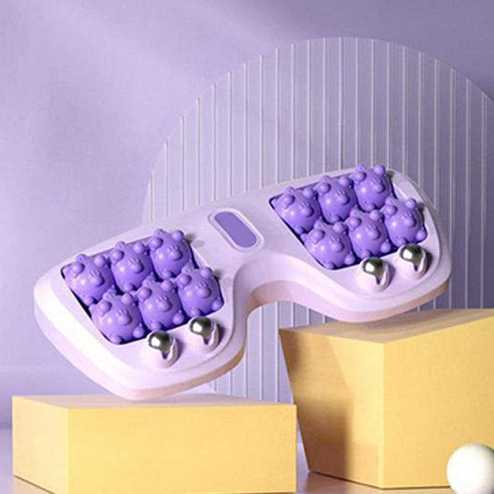 💜🦶 Masajeador de pies doble portátil: relajación en cualquier lugar y en cualquier momento-ES