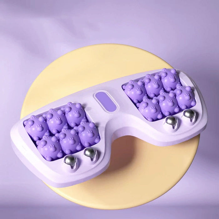 💜🦶 Masajeador de pies doble portátil: relajación en cualquier lugar y en cualquier momento-ES