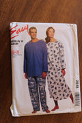 McCalls 2848, Mens, Misses Sleepwear, Uncut Sewing Pattern
