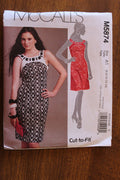 McCalls M5874, Misses Dresses, Lined, Uncut Sewing Pattern