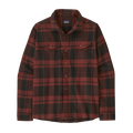 Mens Fjord Flannel Shirt - Powder: Rusty Red