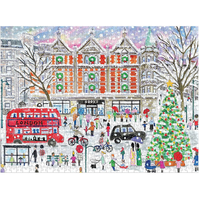 Michael Storrings Christmas in London 1000 Piece Puzzle