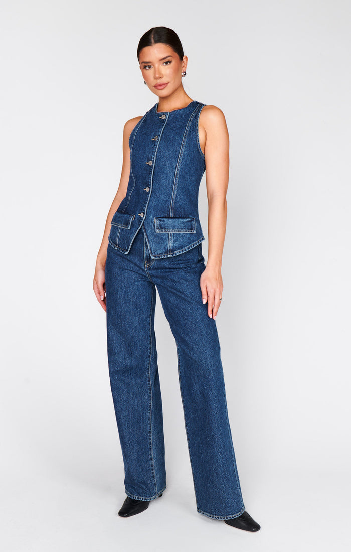 Midland Wideleg Jeans ~ Deep Well Indigo