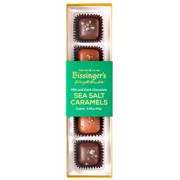 Milk & Dark Sea Salt Caramels Flight - 5 Pc