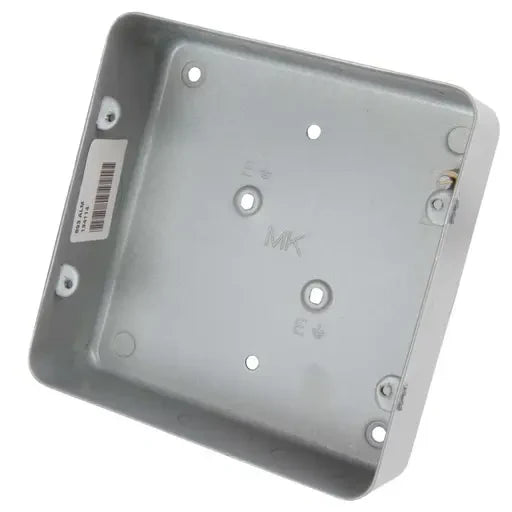 MK Grid Plus 893ALM 6 & 8 Gang Flush Metal Box