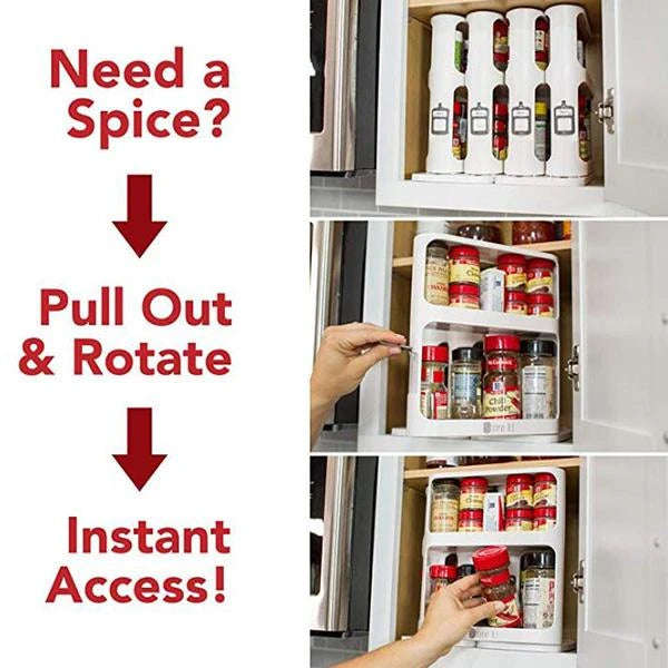 Multi-function Rotating Storage Rack-TopOnlineBargains.Com