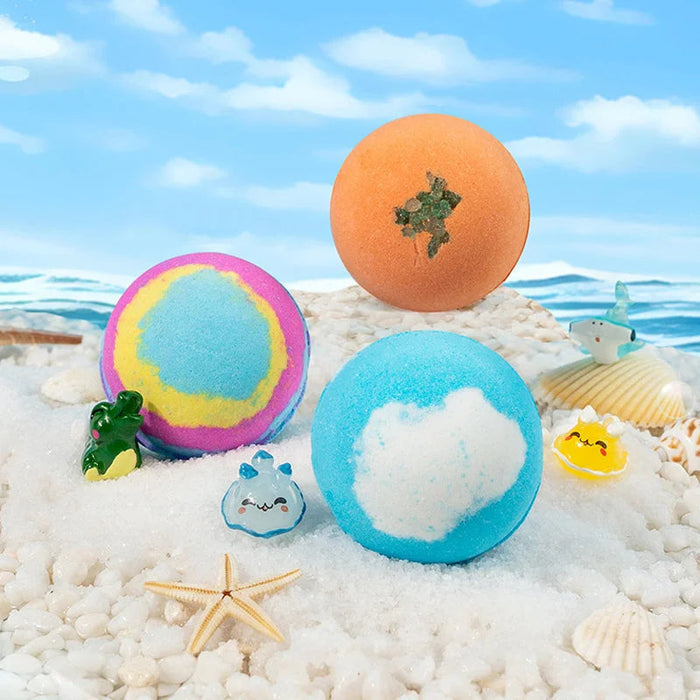 🔥🛁 Naravne kopalne bombe za otroke z mega mehurčki in presenečenjem v notranjosti 🥚✨12 kosov [1 paket]-SI