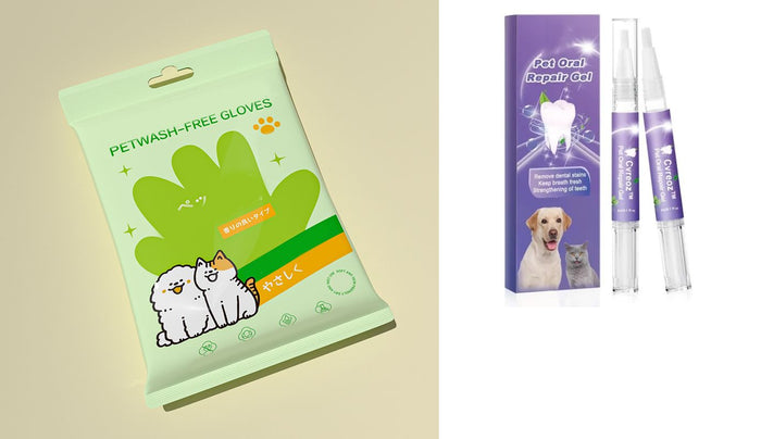 Levanda + du dantų šepetėliai augintiniams