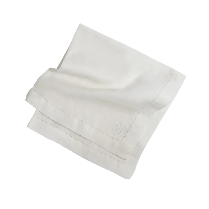 Off White Linen Napkin by Tania Bulhões