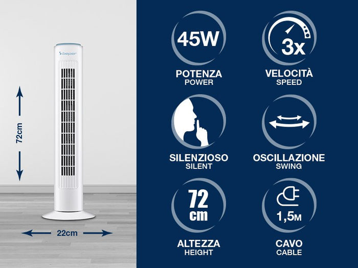 Oscillating Tower Fan Fan Oscillating Tower Fan Oscillating Tower Fan Beper