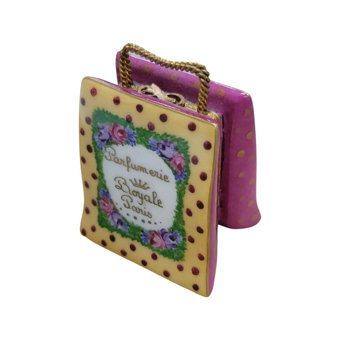 Parisian Elegance Gift for Sophisticated Collectors porcelain box from Limoges, alternate view