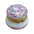 Pink Urn Limoges box, hand-painted porcelain made in France