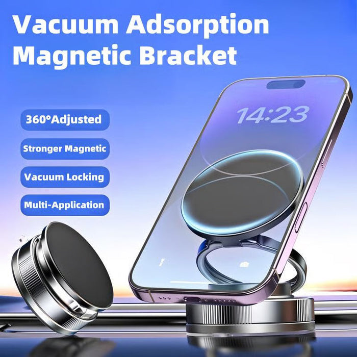 🔥Pirk daugiau, sutaupyk daugiau🔄360° reguliuojamas magnetinis vakuuminis telefono laikiklis📱🚗-LT