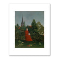 Henri Rousseau, Portrait of a Woman in a Landscape (Portrait de femme dans un paysage), 1899, The Barnes Foundation. Fine Art Prints in various sizes by Museums.Co