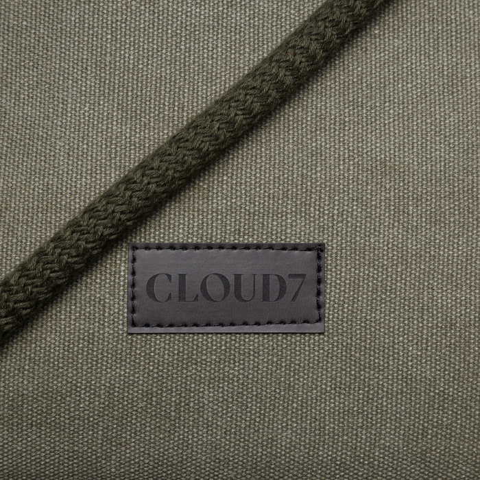 [Pre Order] Cloud7 Travel Dog Bed: Canvas Olive