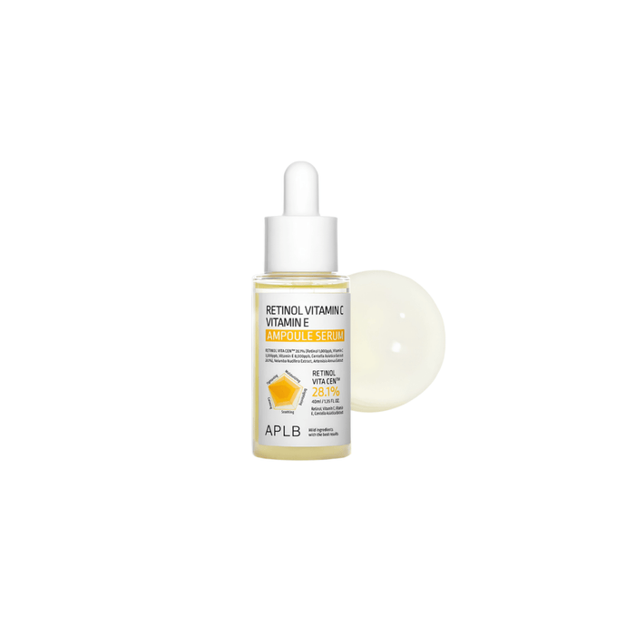 APLB Retinol Vitamin C Vitamin E Ampoule Serum 40ml | La Cosmetique