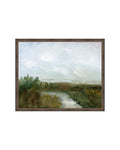 River Landscape Art Print by Splendus